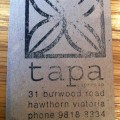 tapa espresso