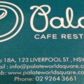 Palate Cafe Restaurant